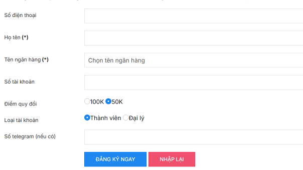 Form đăng ký viva88